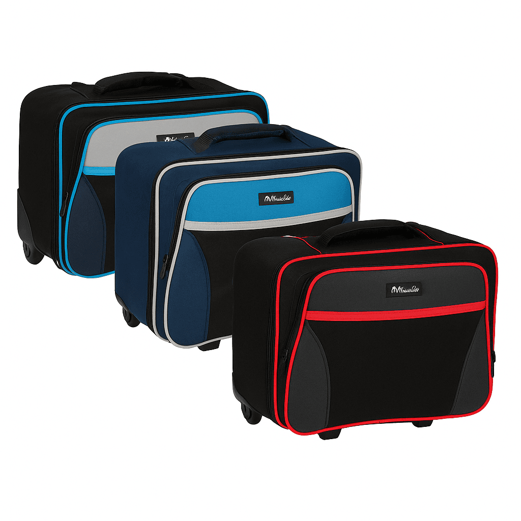 Henselite HT805 Lawn Bowls Trolley Bag – three-wheeled design with telescopic handle, ideal for bowlers